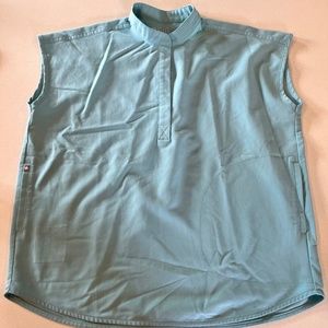 Figs light blue Rafaela scrub top size S